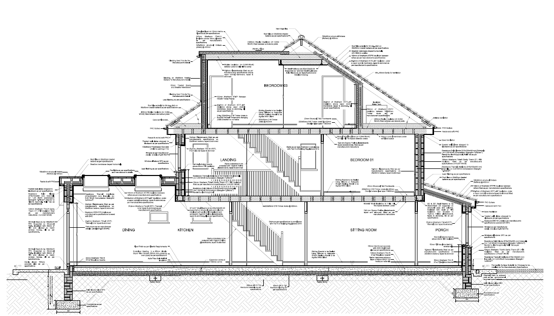 Dwelling Section Drawing 1