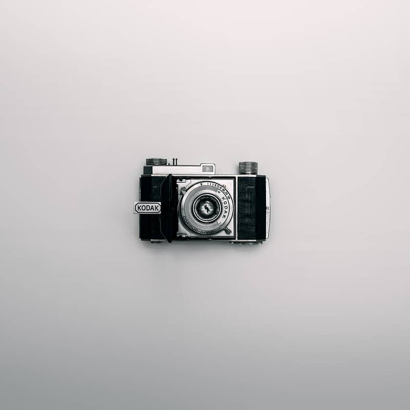silver and black Kodak DSLR camera